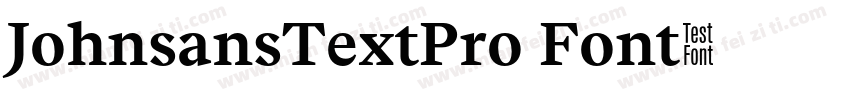 JohnsansTextPro Font字体转换